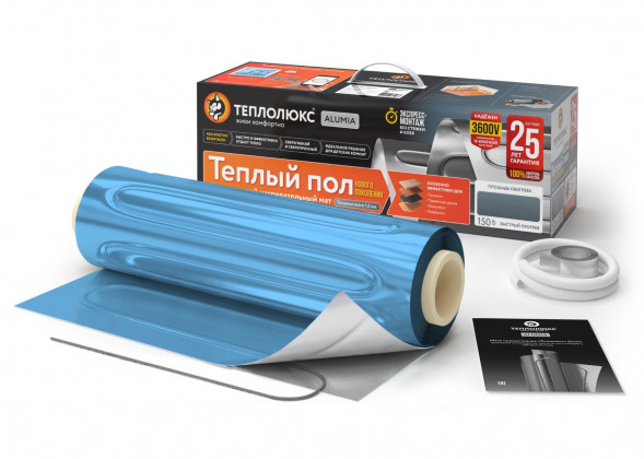 Нагревательный мат Теплолюкс Alumia 375 Вт/2,5 кв.м