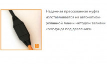 Нагревательный кабель Теплолюкс Tropix ТЛБЭ 40,5 м/800 Вт