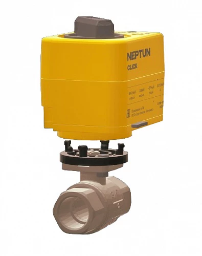 Шаровой кран с электроприводом Neptun Bugatti Click 18В 1"